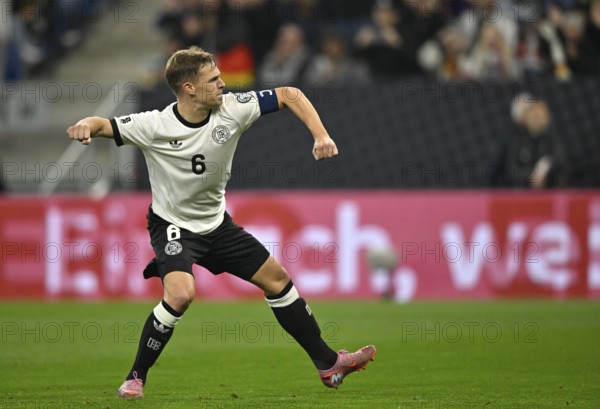 Goal celebration Joshua Kimmich GER (06) World Cup qualifier, international match, Germany v Luxembourg, PreZero Arena, Sinsheim, Baden-Württemberg, Germany