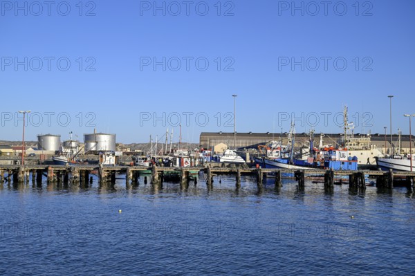 View of the harbour, Robert Harbour, Lüderitz, Karas Region, Namibia