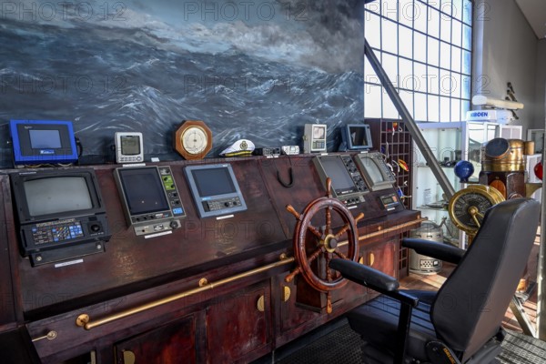 Exhibition room of the Namibia Maritime Museum, Africa's largest maritime museum, Lüderitz, Karas Region, Namibia