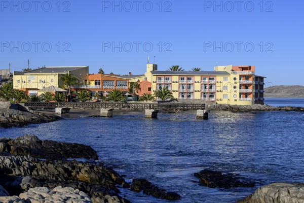 Lüderitz Nest Hotel, exterior view, Lüderitz, Karas Region, Namibia