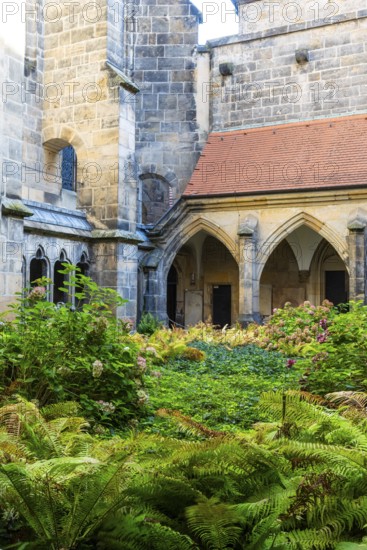 Cloister and All Saints' Chapel, Meissen Cathedral, St. Johannis and St. Donatus, Meissen, Saxony, Germany