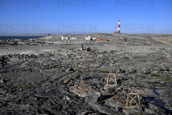 Leuchtturm von 1915, Dias Point oder Diaz Point, Lüderitz-Halbinsel, Region Karas, Namibia