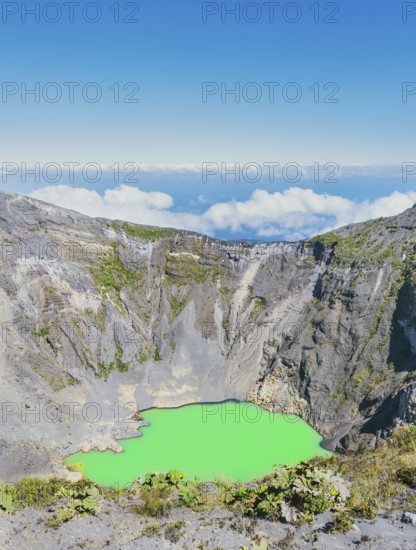 Irazu volcano, Irazu Volcano National Park. Cartago Province, Costa Rica