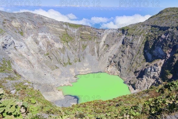 Irazu volcano, Irazu Volcano National Park. Cartago Province, Costa Rica