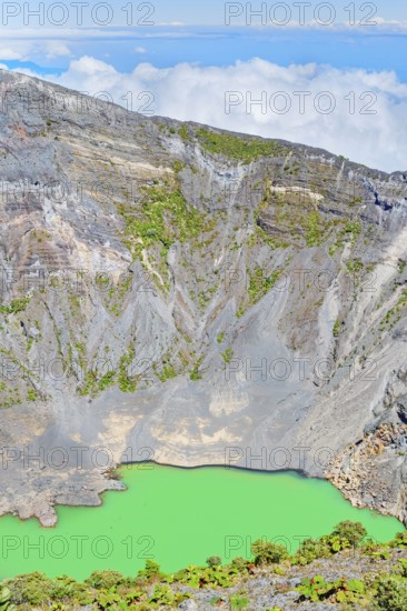 Irazu volcano, Irazu Volcano National Park, Cartago Province, Costa Rica
