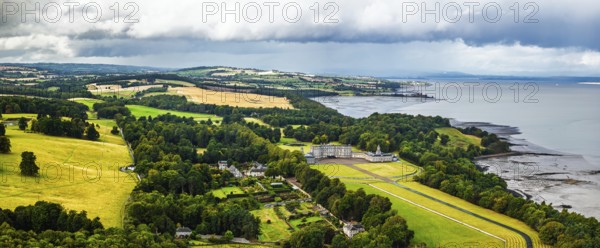 Panorama of Hopetoun House, South Queensferry, Edinburgh, Scotland, UK
