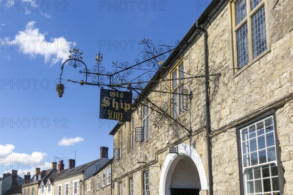 Old Ship Inn, Mere, Wiltshire, England, UK architect Henry Andrews 1711 former hotel and pub now converted to residential use
