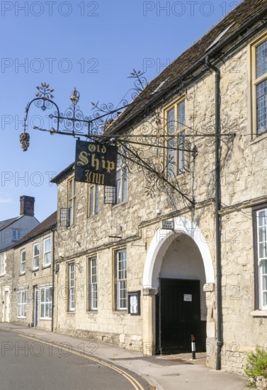 Old Ship Inn, Mere, Wiltshire, England, UK architect Henry Andrews 1711 former hotel and pub now converted to residential use
