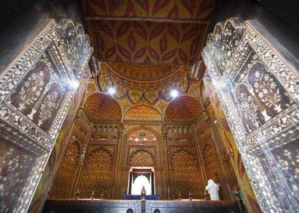 Gumbaz or mausoleum of Tipu Sultan and his family, interior view, Srirangapatna, Karnataka, India