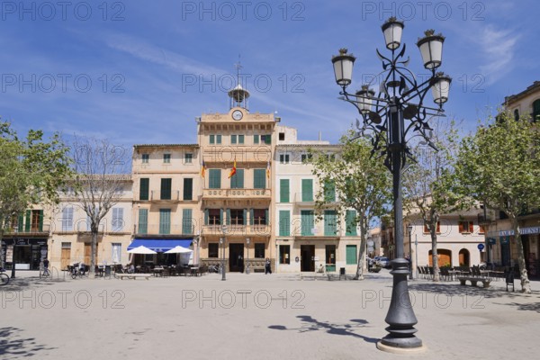 Town hall and restaurant, Llucmajor, Majorca, Balearic Islands, Spain
