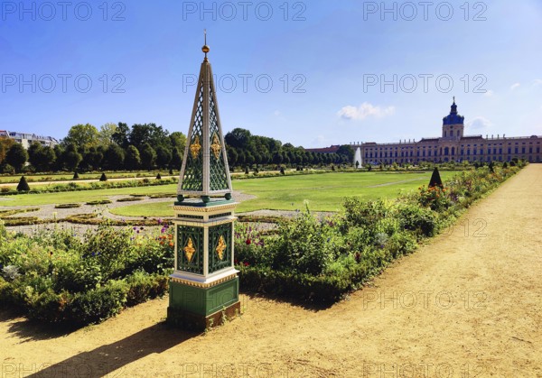 Charlottenburg Palace Gardens, also known as the Palace Park, baroque gardens, Charlottenburg Palace, Berlin, Germany