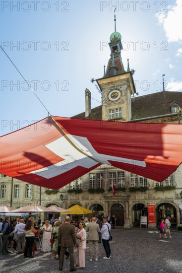 City Hall, Old Town, Lausanne, Switzerland