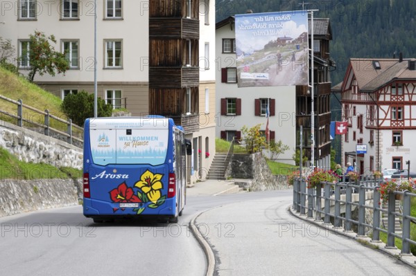 Arosa Bus, Arosa, Graubünden, Switzerland