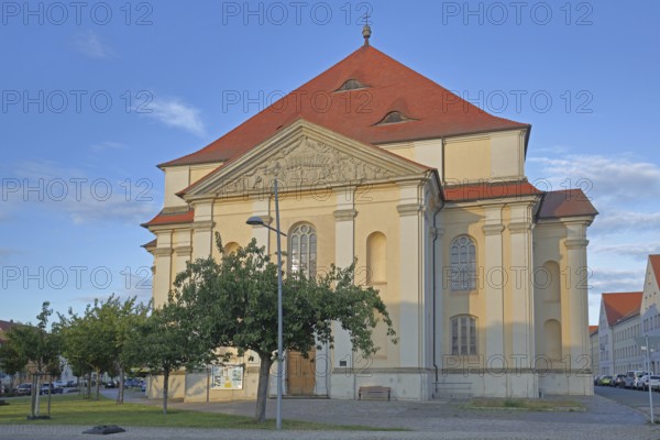 Baroque St Trinitatis Church built in 1696, Zerbst, Fläming, Saxony-Anhalt, Germany