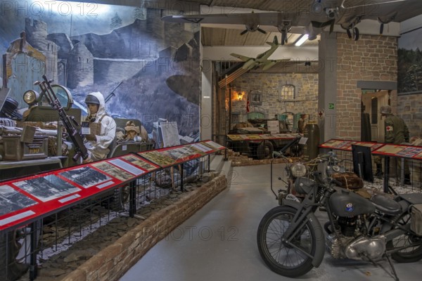 Museum of the Battle of the Ardennes, Musée de la Bataille des Ardennes in the city La Roche-en-Ardenne, province of Luxembourg, Wallonia, Belgium