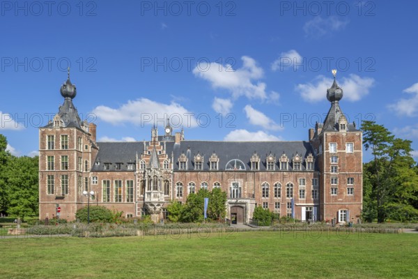 Kasteel van Arenberg, Arenberg Castle, 16th century Flemish Renaissance château in Heverlee, now owned by the KU Leuven, Flemish Brabant, Belgium