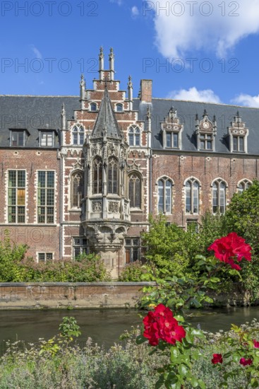 Kasteel van Arenberg, Arenberg Castle, 16th century Flemish Renaissance château in Heverlee, now owned by the KU Leuven, Flemish Brabant, Belgium