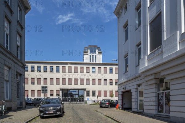 Campus Boekentoren, Book Tower at Blandijnberg, Blandijn, building complex of the Ghent University in the city Gent, East Flanders, Belgium