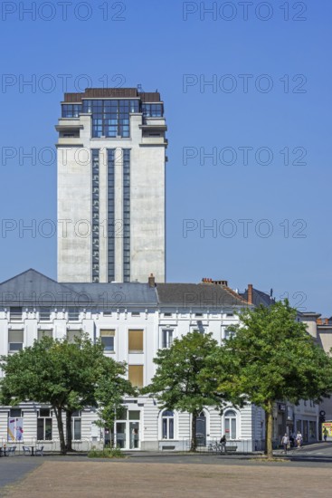 Boekentoren, Book Tower, part of the Ghent University Library in the city Gent, East Flanders, Belgium