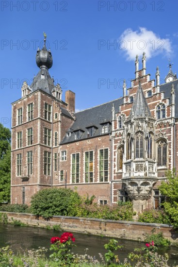 Kasteel van Arenberg, Arenberg Castle, 16th century Flemish Renaissance château in Heverlee, now owned by the KU Leuven, Flemish Brabant, Belgium