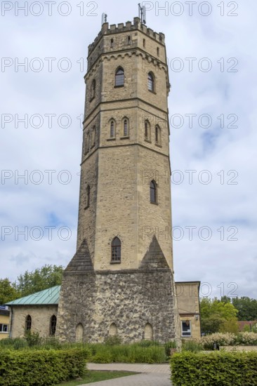 Tilbeck Abbey, water tower, built in 1907, Tilbeck, Havixbeck, Münsterland, North Rhine-Westphalia, Germany