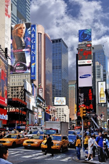 Traffic at Times Square, Manhattan, New York City, USA