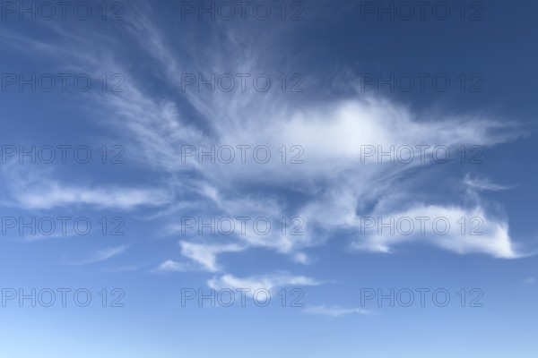Feather clouds Veil clouds Fibrous cirrus clouds Cirrus clouds under a blue sky, international
