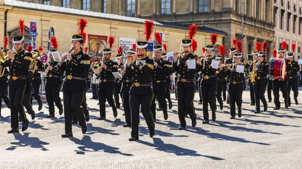 Bergkapelle St. Ingbert, Trachten- und Schützenzug, Oktoberfest, Munich, Upper Bavaria, Bavaria, Germany