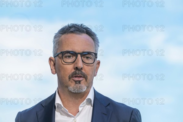 Dr Joachim Post, Member of the Board of Management of BMW AG for Development. BMW exhibition stand. IAA MOBILITY in Munich. The motor show presents itself as a holistic mobility trade fair. Cars continue to take centre stage, however, and Chinese manufacturers are gaining ground. Munich, Bavaria, Germany