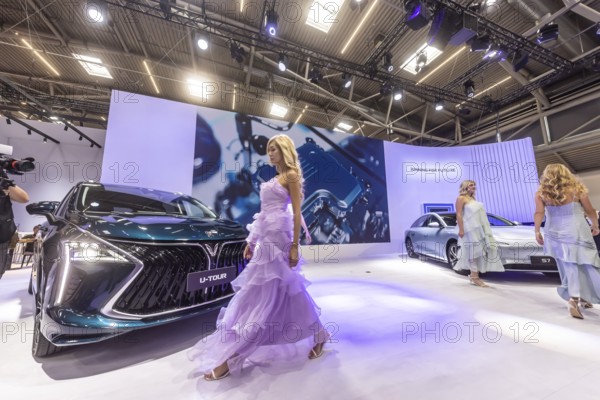 Forthing is a Chinese automobile brand of Dongfeng Motor (DFM) . Forthing U-Tour. IAA MOBILITY in Munich. The motor show presents itself as a holistic mobility trade fair. Cars continue to take centre stage, however, and Chinese manufacturers are on the rise. Munich, Bavaria, Germany