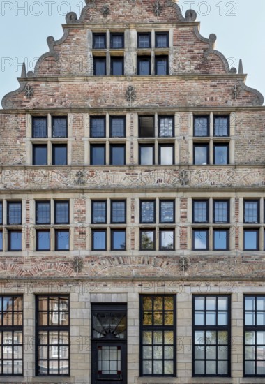 Hubertshaus, Renaissance town house, Burgsteinfurt old town centre, Steinfurt, Münsterland, North Rhine-Westphalia, Germany