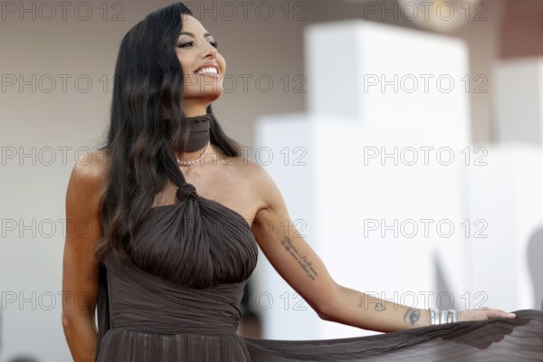 Venice, Italy - 2 September 2025: Elisabetta Gregoraci during the red carpet of - A house of Dynamite - during the 82nd Venice International Film Festival