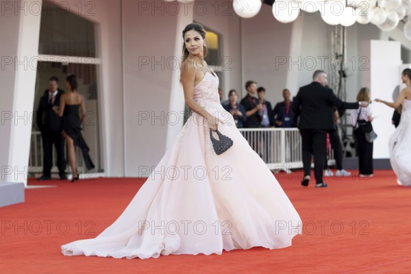 Venice, Italy - 2 September 2025: Guest during the red carpet of - A house of Dynamite - during the 82nd Venice International Film Festival