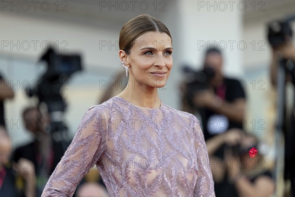 Venice, Italy - 2 September 2025: Cristina Chiabotto during the red carpet of - A house of Dynamite - during the 82nd Venice International Film Festival