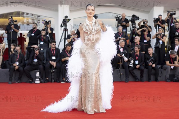 Venice, Italy - 2 September 2025: Morena Taraku during the red carpet of - A house of Dynamite - during the 82nd Venice International Film Festival