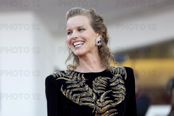 Venice, Italy - 2 September 2025: Eva Herzigova during the red carpet of - A house of Dynamite - during the 82nd Venice International Film Festival