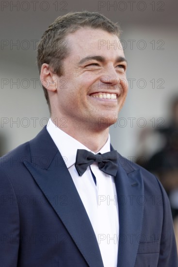 Venice, Italy - 2 September 2025: Gabriel Basso during the red carpet of - A house of Dynamite - during the 82nd Venice International Film Festival