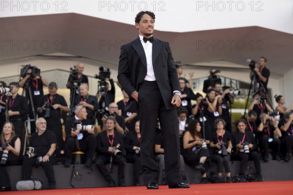 Venice, Italy - 2 September 2025: Anthony Ramos Martinez during the red carpet of - A house of Dynamite - during the 82nd Venice International Film Festival