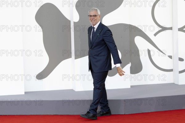 Venice, Italy - 2 September 2025: Federico Mollicone during the red carpet of - A house of Dynamite - during the 82nd Venice International Film Festival