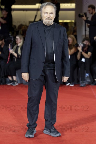 Venice, Italy - 3 September 2025: Franco Nero during the red carpet of - Cartier Glory To The Filmmaker Award 2025 and In the Hand of Dante - during the 82nd Venice International Film Festival