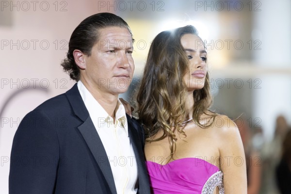 Venice, Italy - 3 September 2025: Vito Schnabel, Helena Althof during the Red Carpet of - Cartier Glory To The Filmmaker Award 2025 and In the Hand of Dante - during the 82nd Venice International Film Festival