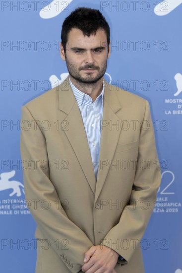 Venice, Italy - 3 September 2025: Duke Nicholson during the Photo Call of - In the Hand of Dante - during the 82nd Venice International Film Festival