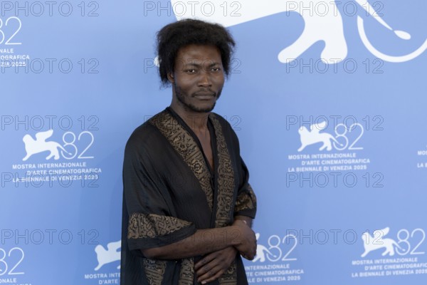 Venice, Italy - 3 September 2025: Benjamin Clementine during the Photo Call of - In the Hand of Dante - during the 82nd Venice International Film Festival