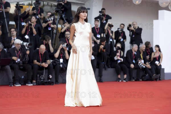 Venice, Italy - 1 September 2025: Paola Cossentino during the red carpet of - The Smashing Machine - during the 82nd Venice International Film Festival