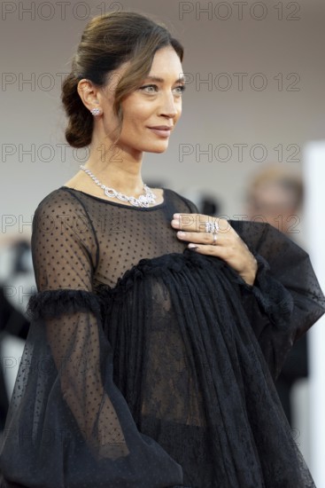 Venice, Italy - 1 September 2025: Margareth Madè during the red carpet of - The Smashing Machine - during the 82nd Venice International Film Festival