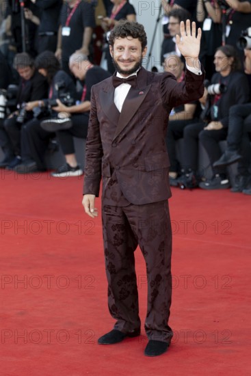 Venice, Italy - 3 September 2025: Vincenzo Nemolato during the red carpet of - Duse - during the 82nd Venice International Film Festival