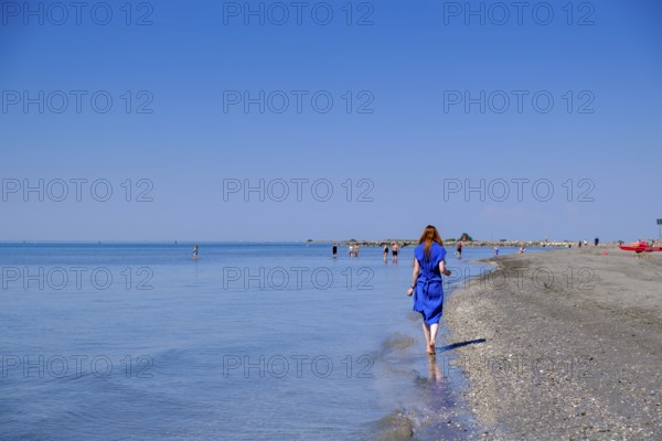 Spiagga Costa Azzurra, Grado beach, Grado, Julian Friuli, Adriatic Sea, Italy