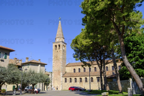 Early medieval Basilica di Sant'Eufemia, Grado, Julian Friuli, Adriatic Sea, Italy