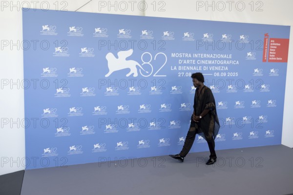 Venice, Italy - 3 September 2025: Benjamin Clémentine during the Photo Call of - In the Hand of Dante - during the 82nd Venice International Film Festival
