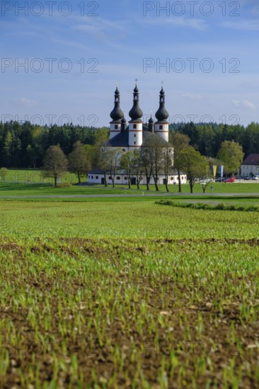 Pilgrimage church, Dreifaltigkeitskirche Kappl, near Waldsassen, Upper Palatinate, Bavaria, Germany
